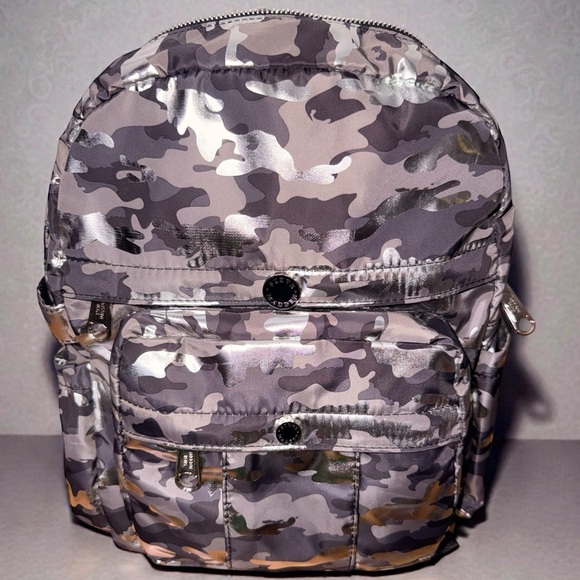 Steve Madden Silver Camo Backpack NWT